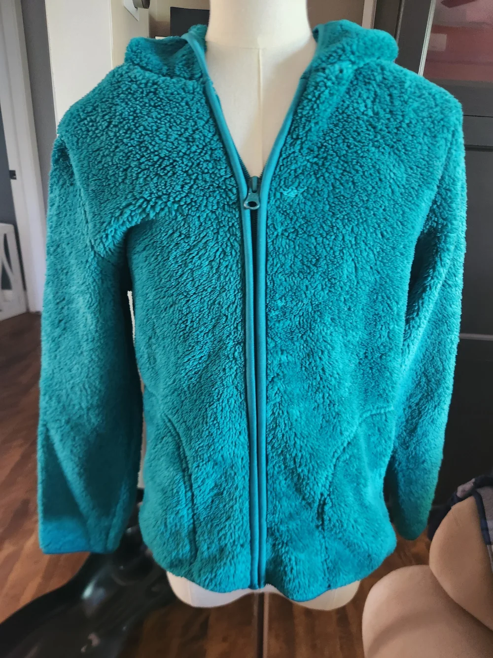 Old Navy Teal Sherpa Jacket